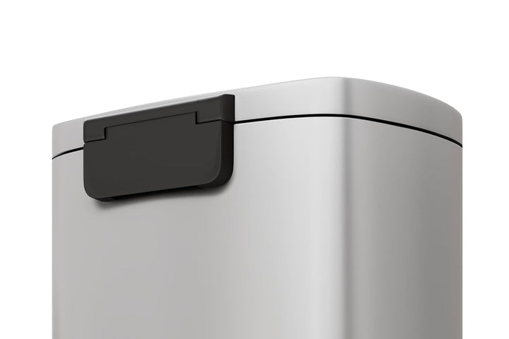 GarveeHome 50 Liter- und 10 Liter-Metallmülleimer-Set, rostfreier Küchen Mülleimer mit Deckel, pedal