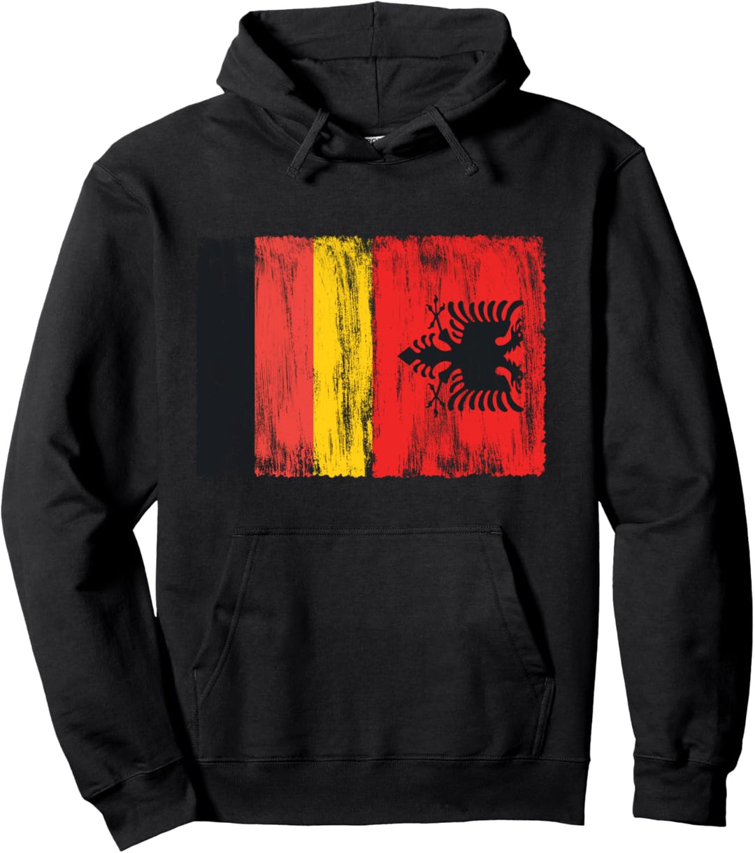 Deutschland & Albanien Albanisch Flagge Flaggen Pullover Hoodie