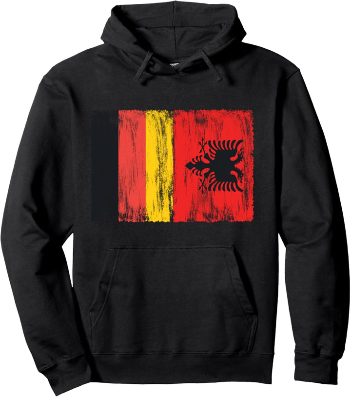 Deutschland & Albanien Albanisch Flagge Flaggen Pullover Hoodie