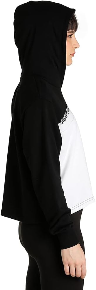 PUMA Amplified Cropped Damen Hoodie Puma Black M