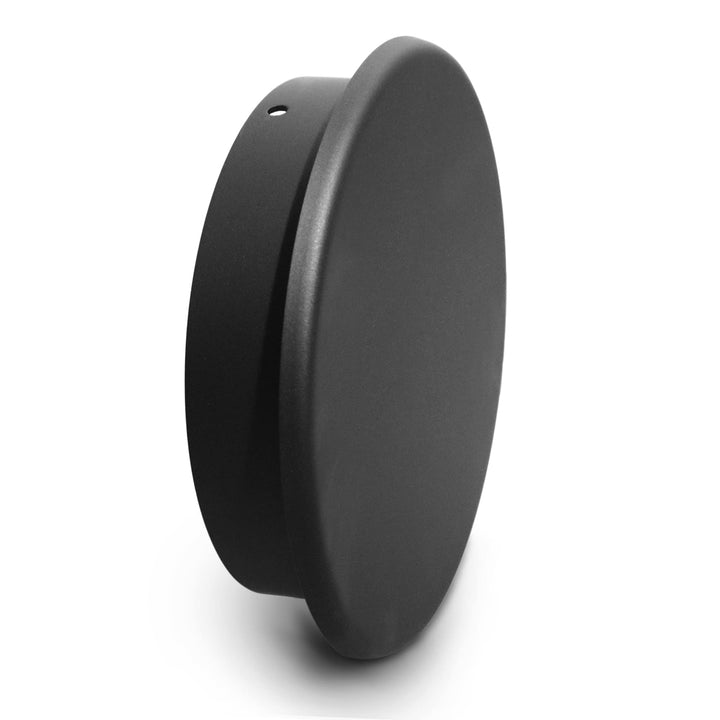 LANZZAS Ofenrohr Blindkappe - Durchmesser Ø 180 mm - Farbe: gussgrau | Rauchrohr Blinddeckel, Gussgr