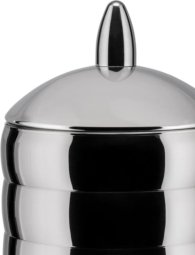 Alessi Kalistò 2 CB02 - Küchendose aus Edelstahl 18/10 mit Knopf aus Aluminium, 114 cl Kalisto 2, Ka