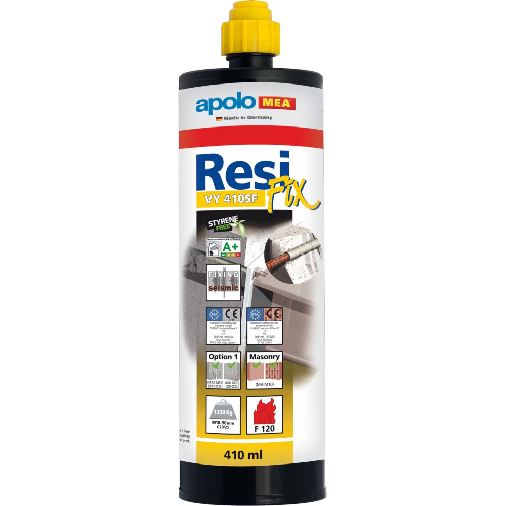 410 VYSF – Chemische Verankerung ResiFIX VY 410 SF ohne Styrol, Vinylester 1 Stück