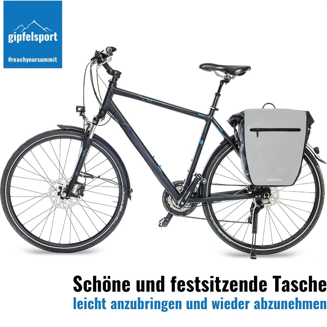 gipfelsport Fahrradtasche für Gepäckträger - Gepäckträgertasche I Fahrradtaschen, Satteltaschen mit