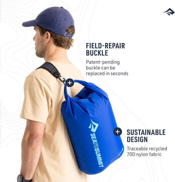 Sea to Summit Lightweight Dry Packsack Set, Sulphur-Spicy orange-surf, 8l+13l+20l 8 l, 13 l und 20 l