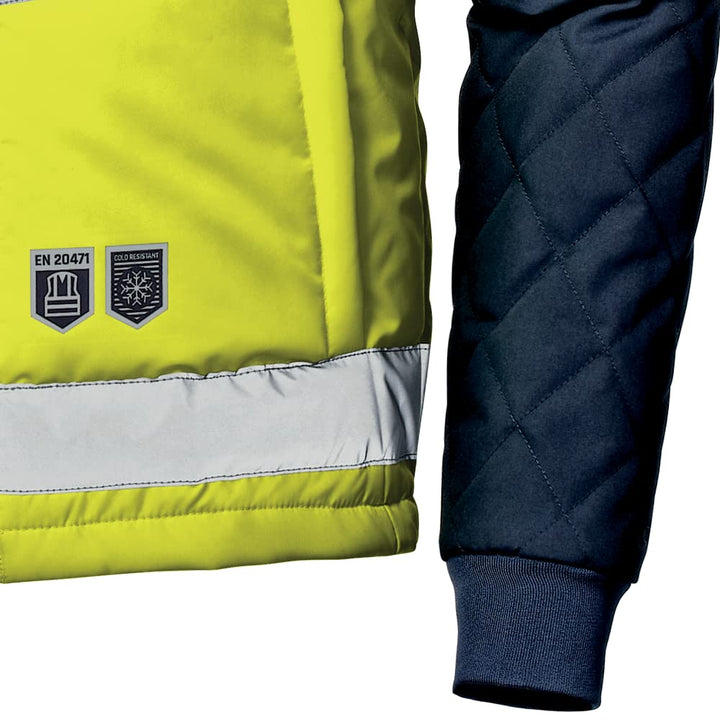 MC4114ECM "Driver" Bundjacke, Warnschutz-gelb/blau, Grösse M, M