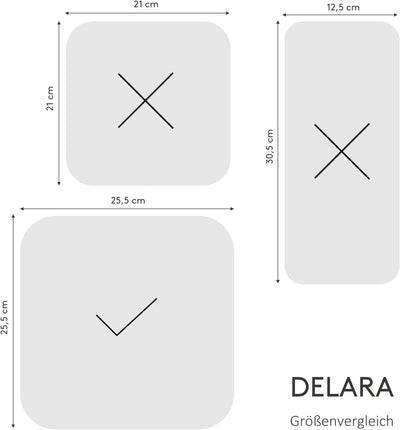 blomus -DELARA- Brotkorb L aus verchromtem Stahl, Moonbeam, Baumwoll-Stofftasche, trendiges & modern