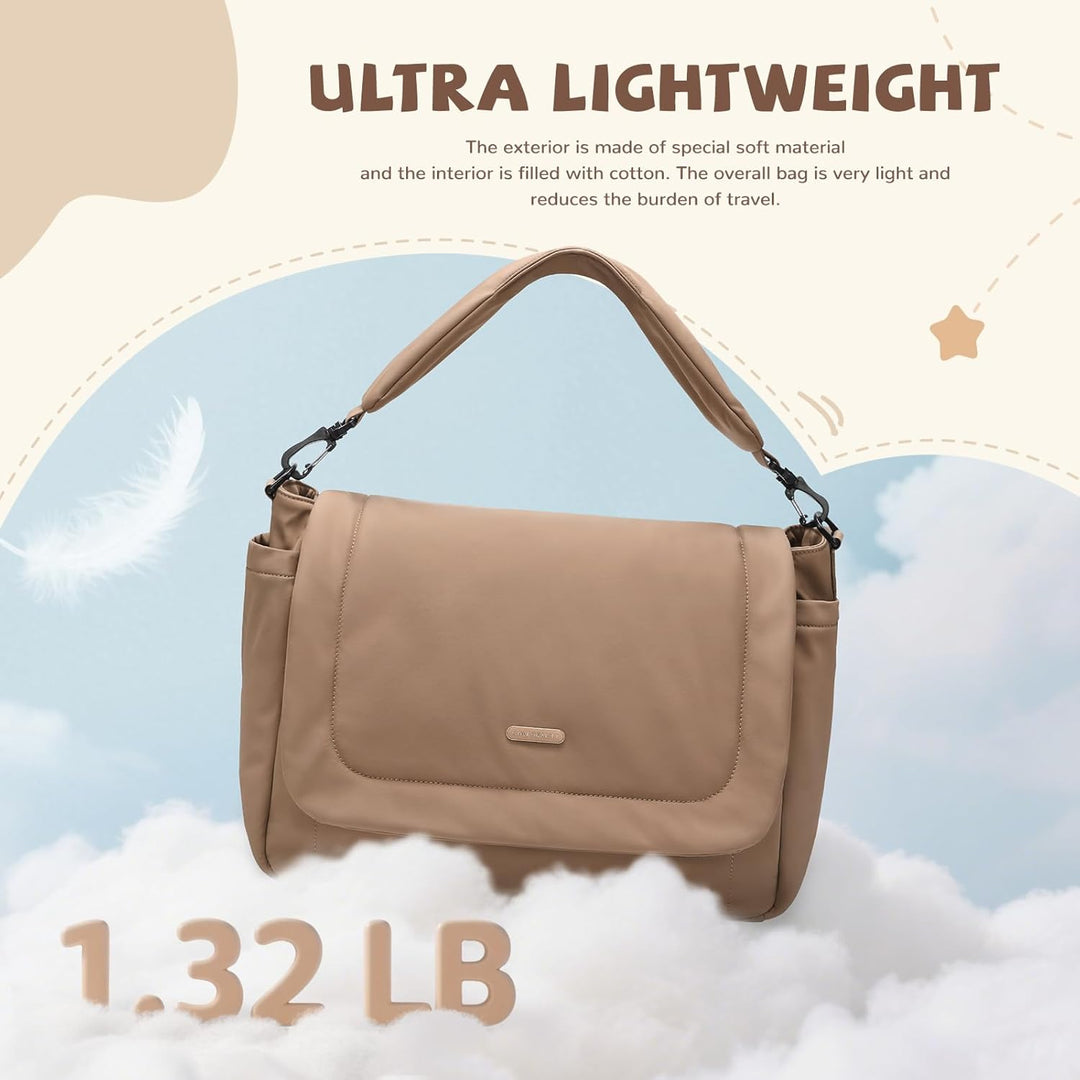 Wickeltasche, 22 l, grosses Fassungsvermögen, Baby-Wickeltasche, Reisetasche, Umhängetasche, Kranken