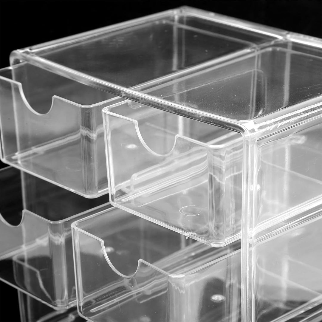 Alipis Make-up-Organizer Mit Schubladen Transparente Kosmetik-Aufbewahrungsbox Für Schmuck Schreibwa