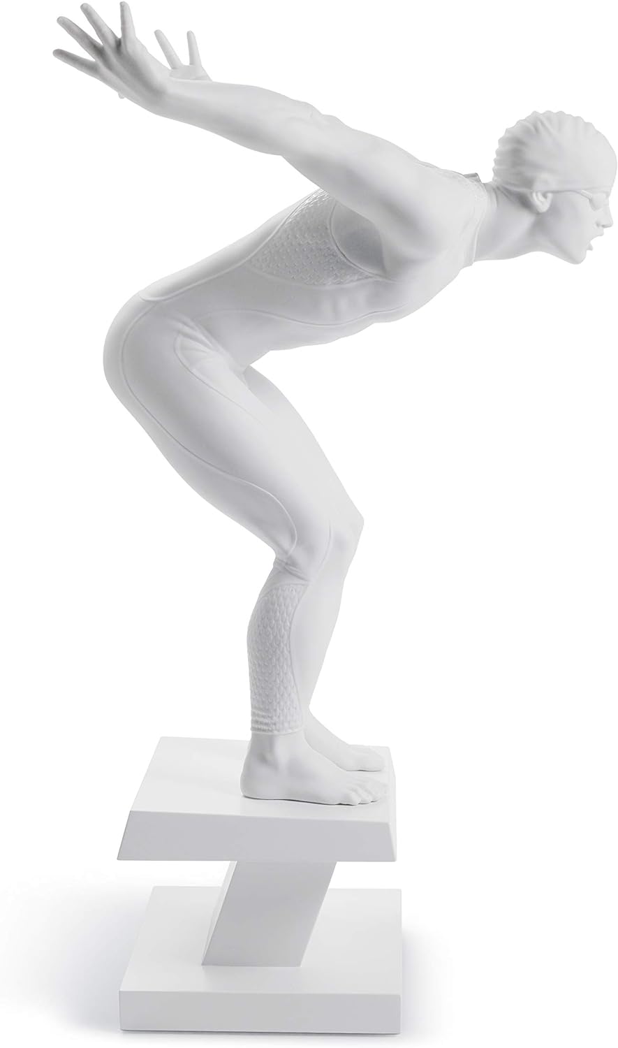 LLADRÓ Figur Schwimmer. Schwimmer. Porzellan. Einheitsgrösse White, Einheitsgrösse White