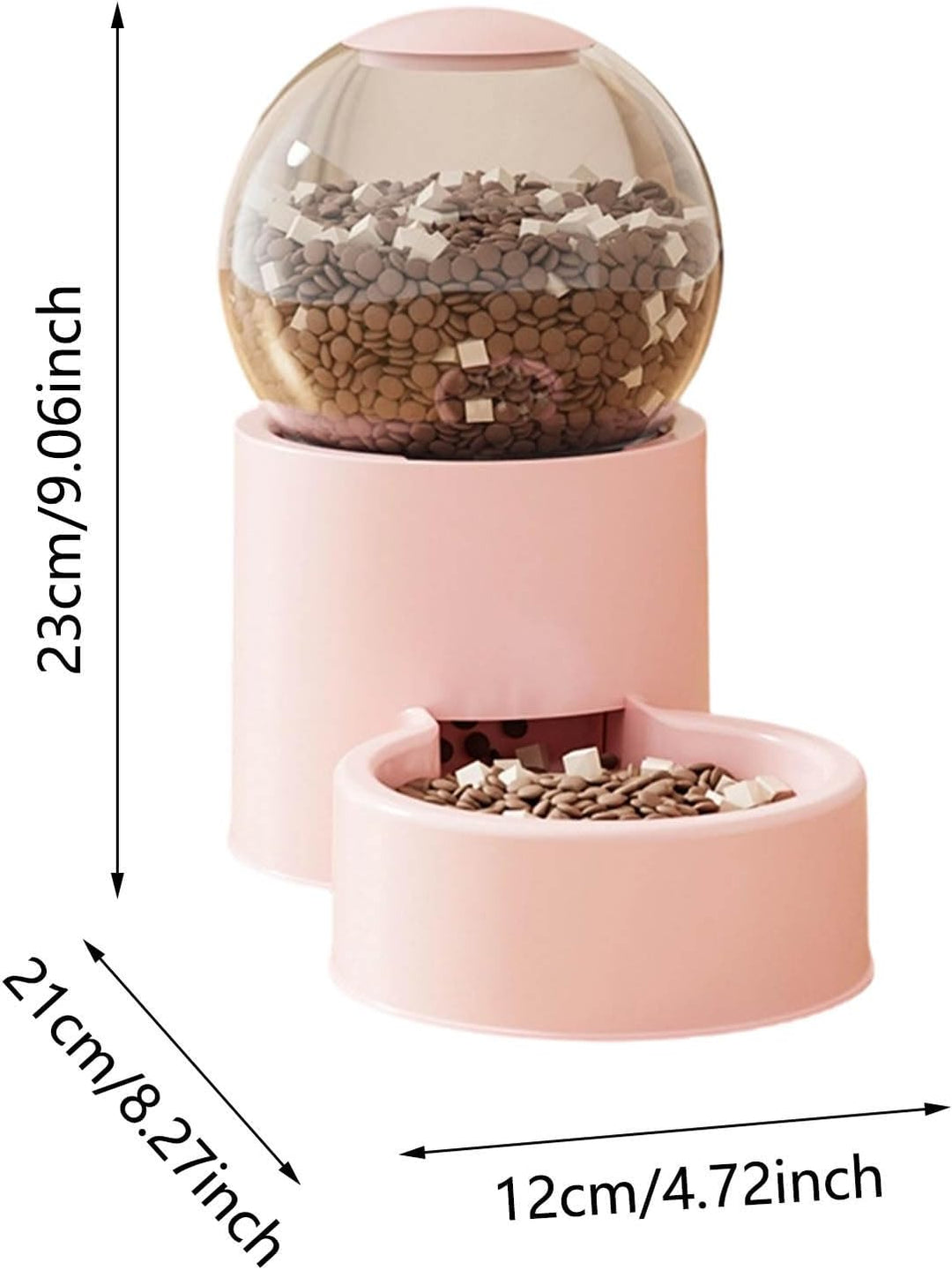 Automatischer Katzenfutterspender und Wasserspender Futterspender und Wasser Set, 2 Stück, Katzenfut