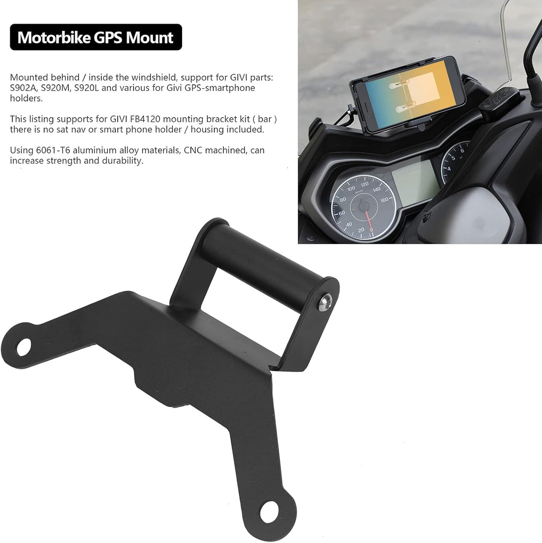 Tbest Halterung Xmax 300,Motorrad Navigationshalterung Aluminium Ersatz für Xmax 250 300 500 2018 20