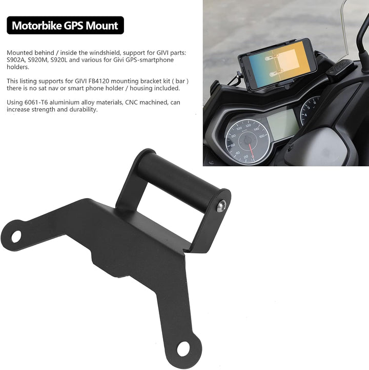 Tbest Halterung Xmax 300,Motorrad Navigationshalterung Aluminium Ersatz für Xmax 250 300 500 2018 20