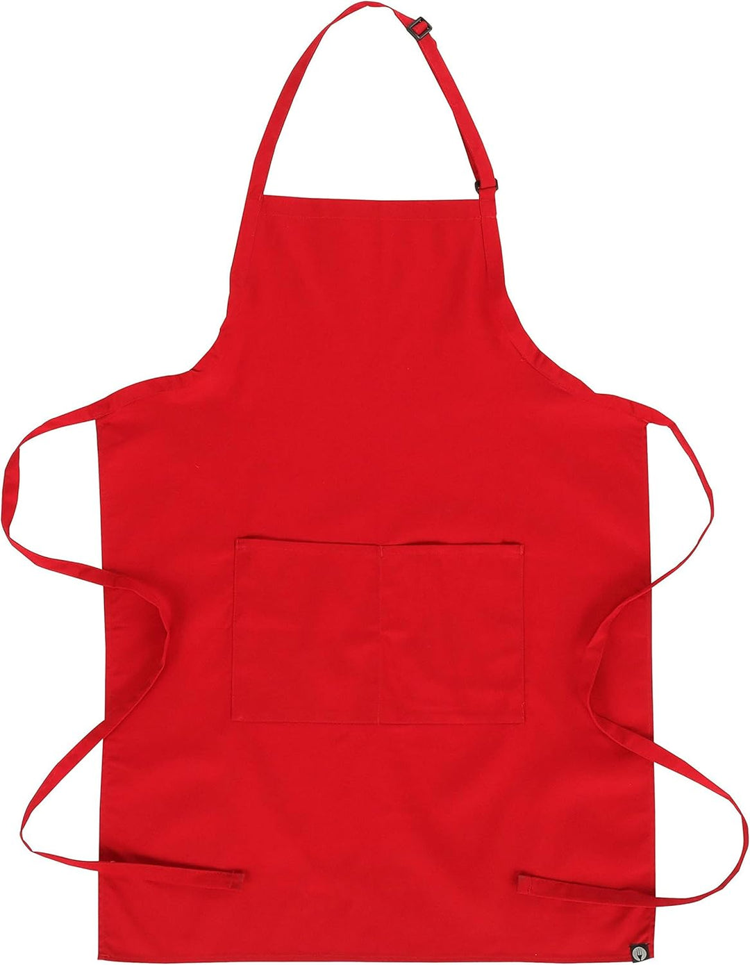 Colour by Chef Works B196 Verstellbare Latzschürze, Rot, Rot