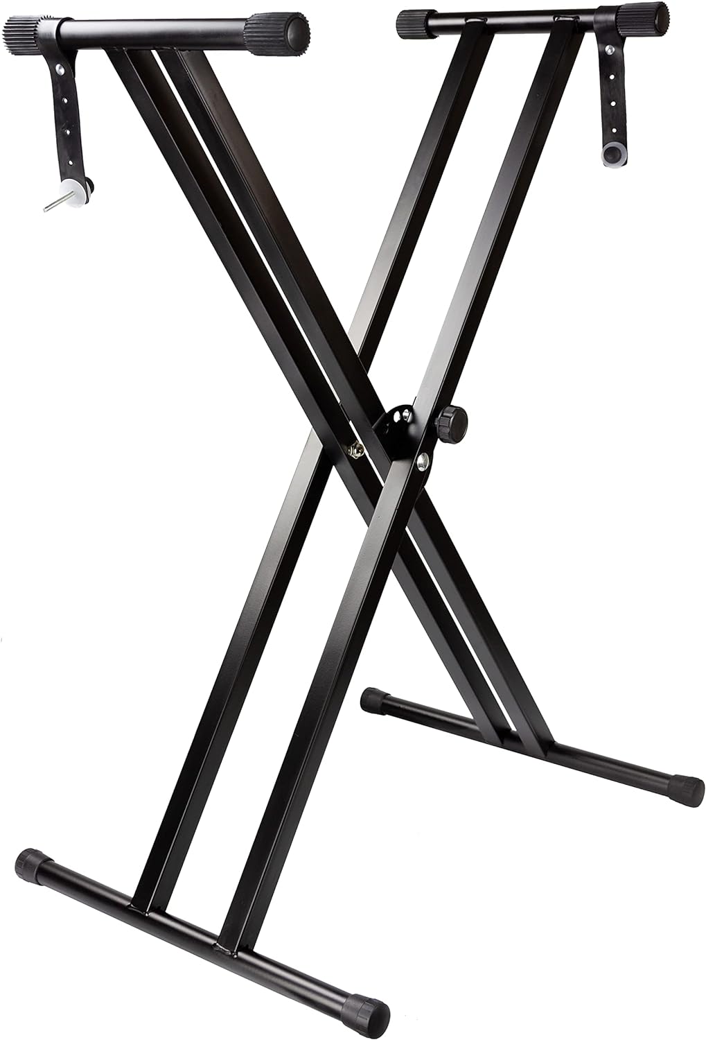 Roland DP-10 Dämpfer-Pedal & RockJam Double Braced Adjustable Keyboard Stand with Locking Straps
