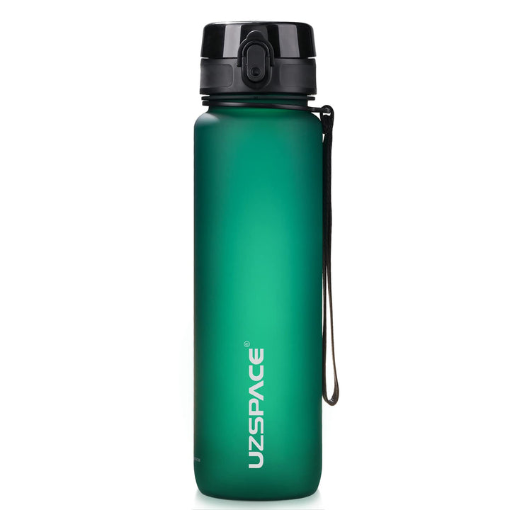 UZSPACE Trinkflasche Kinder Auslaufsicher,Sport Kunststoff Trinkflasche 1l,800ml,500ml, Tritan & BPA