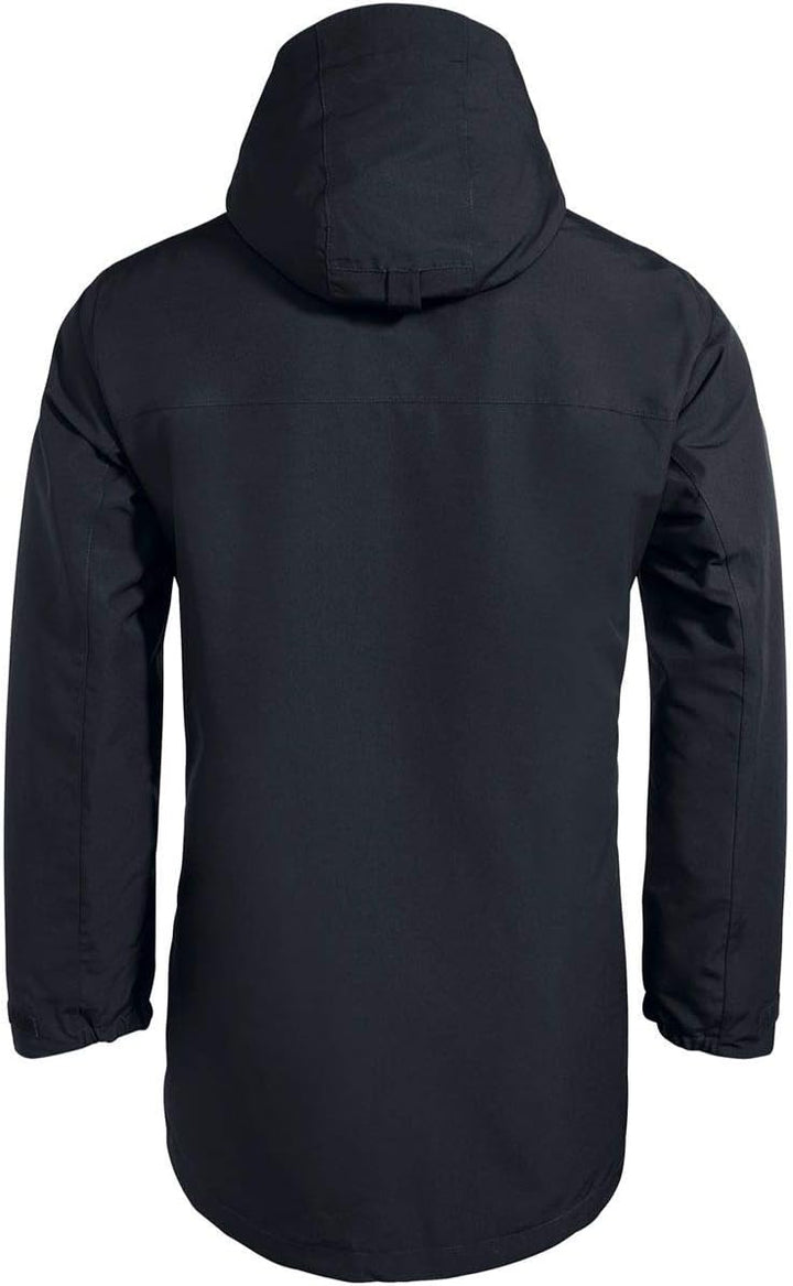 VAUDE Men's Idris Wool Parka - Winterparka Herren - wasserdicht M Schwarz, M Schwarz