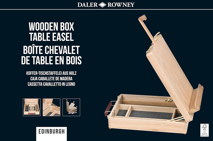 Daler Rowney Edinburgh Box Table Easel Zeitgenössisch, Zeitgenössisch