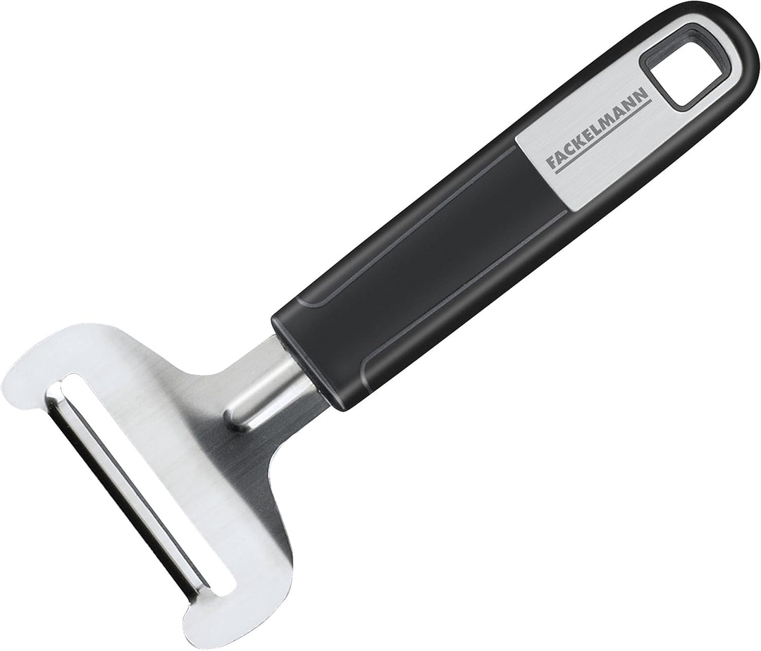 FACKELMANN Käse-Set Sense, Küchenhelfer aus hochwertigem Edelstahl mit langlebigem Soft-Touch-Griff,