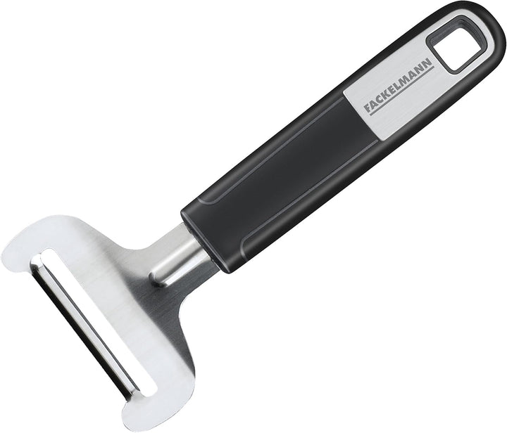 FACKELMANN Käse-Set Sense, Küchenhelfer aus hochwertigem Edelstahl mit langlebigem Soft-Touch-Griff,