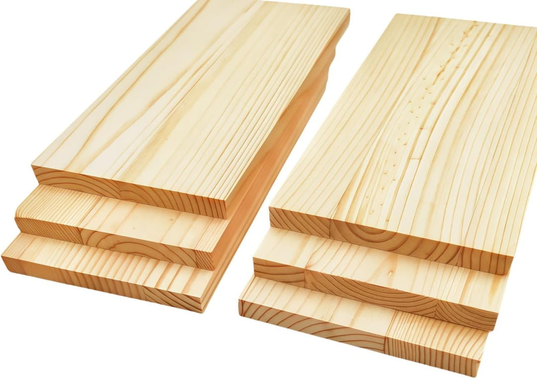 Rechteckige Holzbretter, unlackierte Holzblöcke zum Basteln, 20 x 10 x 1 cm, blanko, zum Schnitzen,