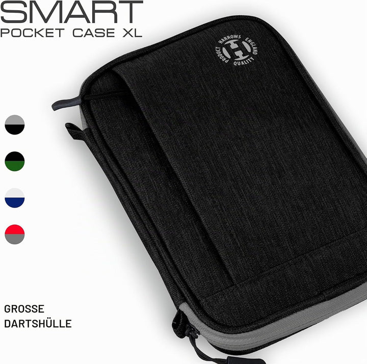 Harrows Smart Case Darttasche &amp; Dart-Etui für 3 oder 6 Darts | Robustes Eva-Case mit Stoff-Finish |