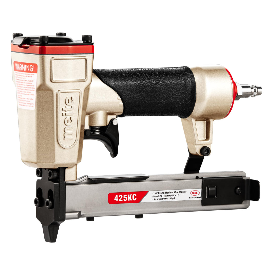 meite 425KC Drucklufttacker 18 GA, für Typ 90 Klammern und Schmalrückenklammern 13–25 mm, 5,7 mm Kro