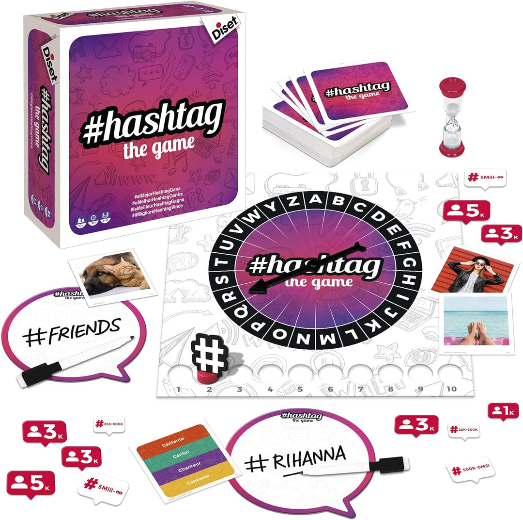 Diset Brettspiel Hashtag das Spiel Sin Talla, Hashtag das Spiel