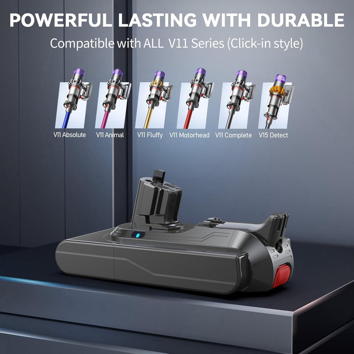 V11 Akku, Morpilot 25.2V 8000mAh Ersatzakku für SV15/SV16/V11 Outsize/Absolute Extra/Absolute Pro/Fl