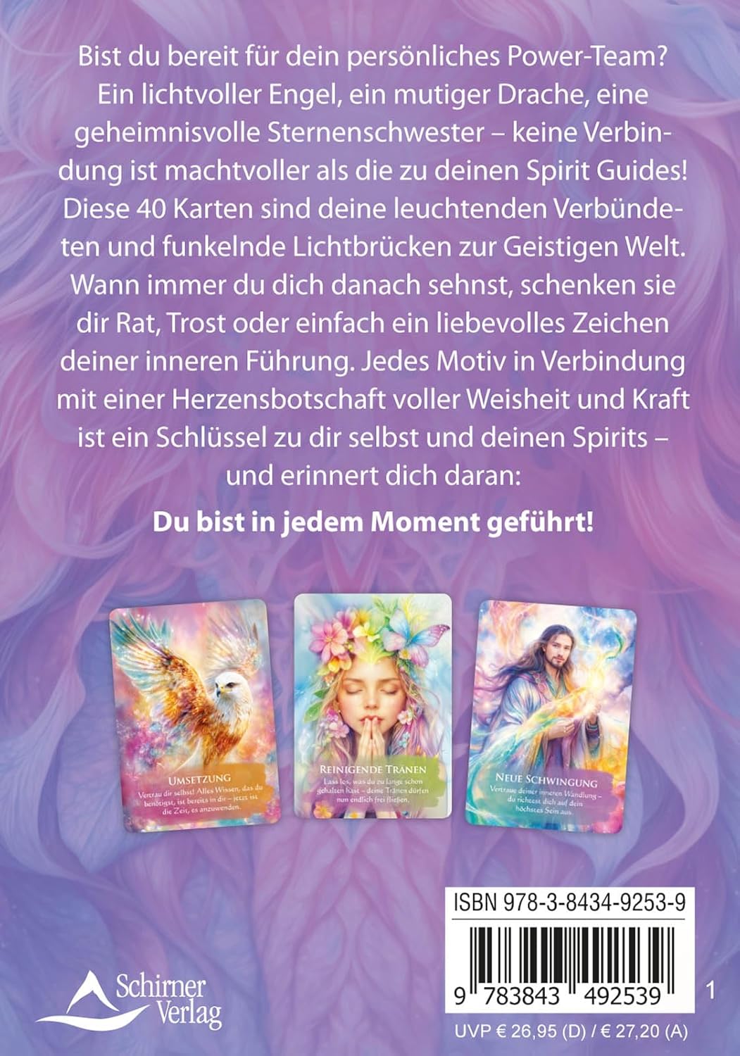 Spirit Guides – Orakel der Seelenbegleiter und Lichtwesen: - Set mit Buch und 40 Karten, Taschenbuch