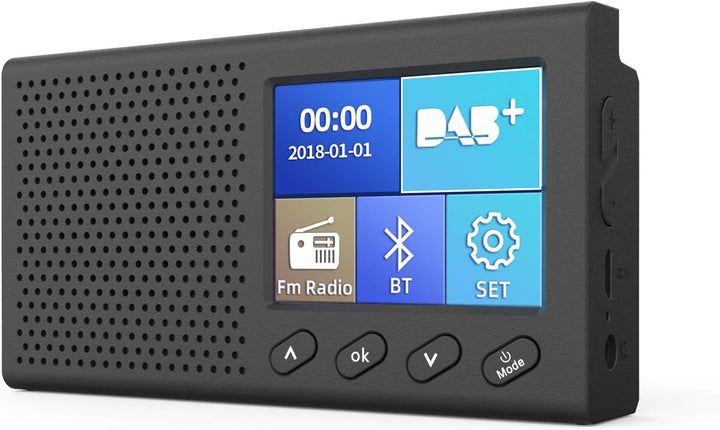 DAB/DAB + Digital und FM Radio, Baceyong Portable Wireless DAB Radio MP3 Music Player für Angeln Cam