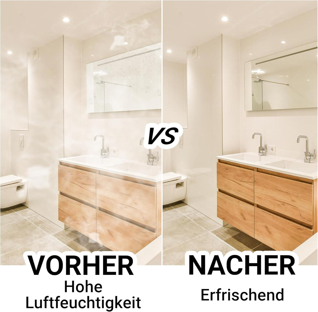DOSPEL Kanal Rohrventilator Euro 1 - Inline-Abluftventilator fi 100 - für Wohnräume, Büros, Gastrono