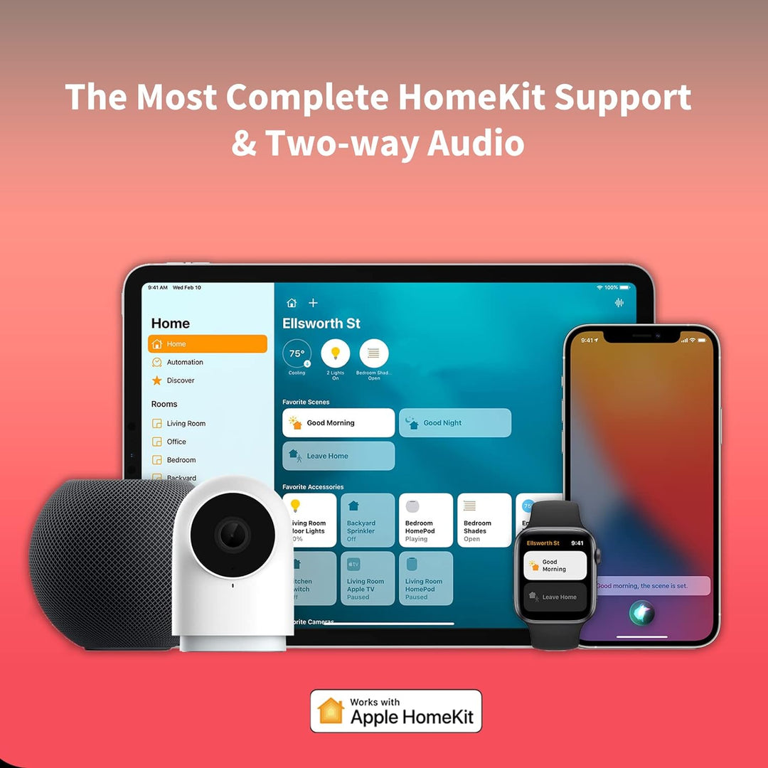 Aqara Kamera-Hub G2H Pro, 1080p HD HomeKit Secure Video Indoor Kamera, Nachtsicht, Zwei-Wege-Audio,