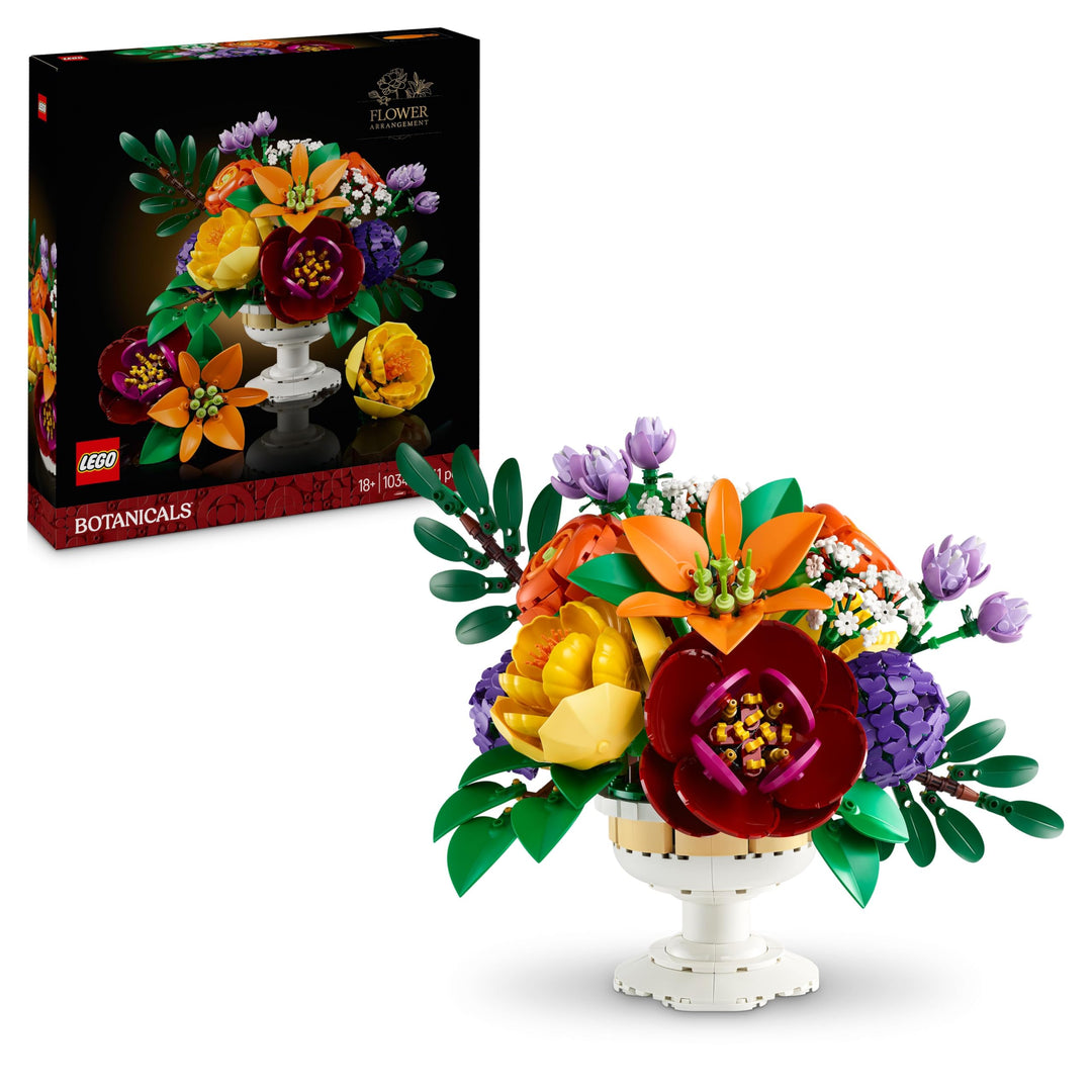 LEGO Botanicals Blumengesteck (10345); Blumen-Deko; Bauset für Erwachsene; Geschenk