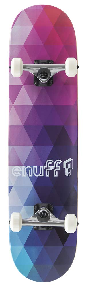 ENUFF Geometric skateboard Unisex Erwachsene , Lila (lila), Regular (7.75" x 31.5") Regular (7.75" x