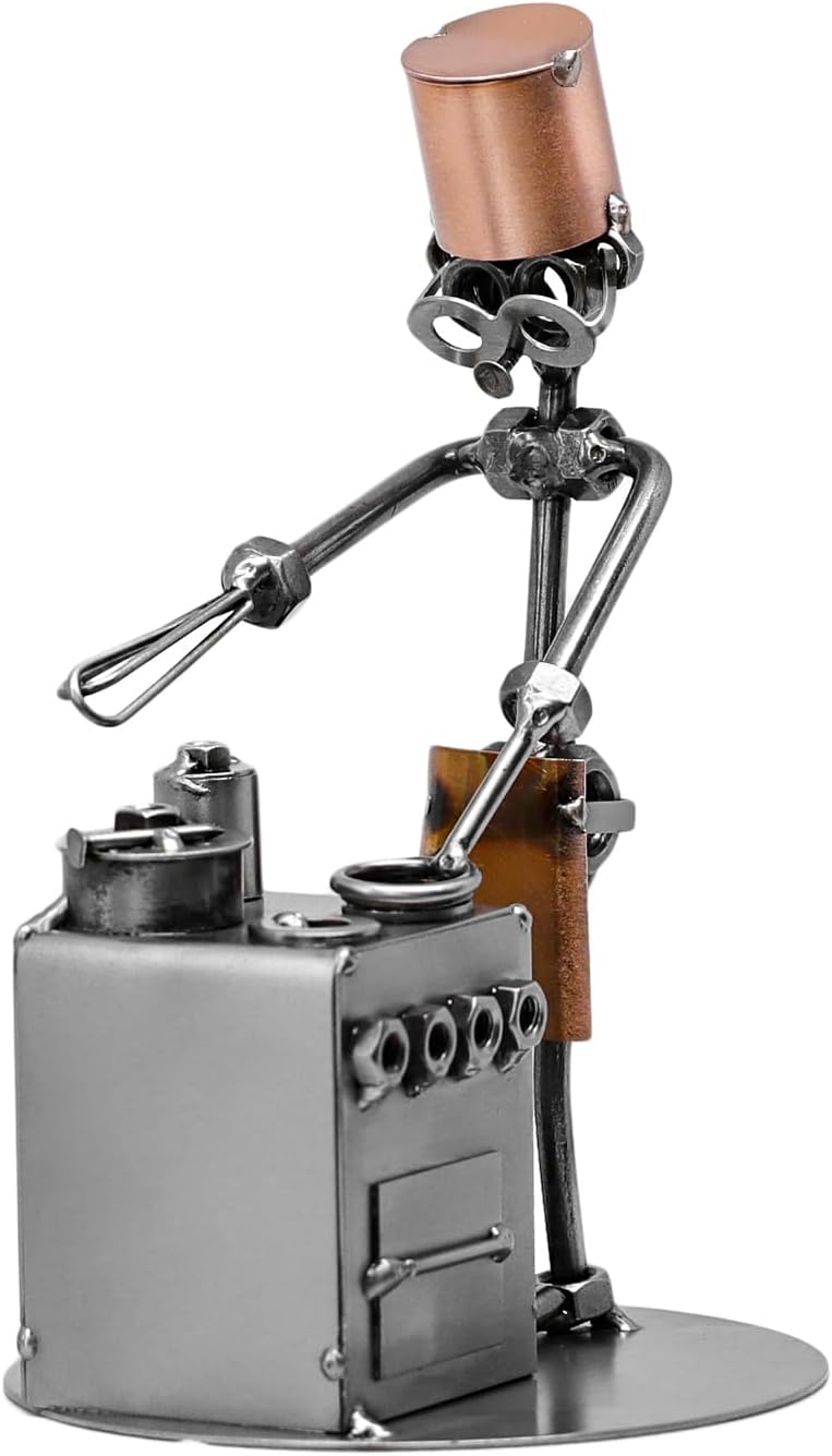 metalman24 Schraubenmännchen Koch handgefertigte ausgefallene Geschenkidee