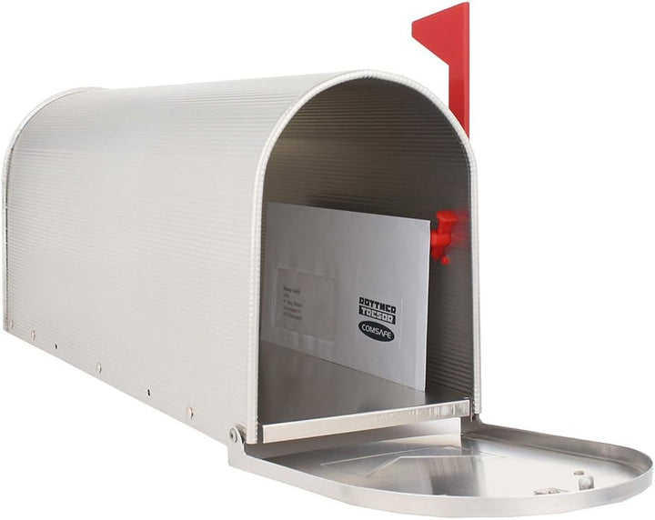 Rottner Briefkasten Mailbox ALU in Silber US Standardgrösse, Postkasten