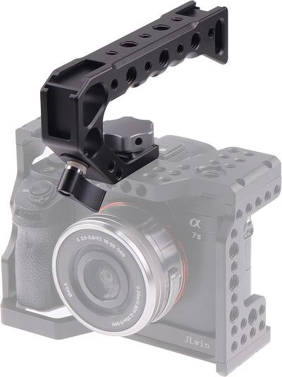 Hersmay Aluminum Camera Cage with Top Handle for Sony A7III/ A7RIII/ A9/ A7II Mirrorless Camera für