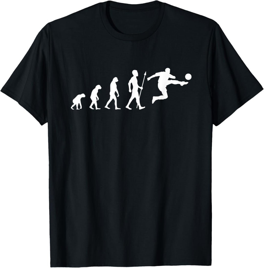 Fussball Evolution Geschenk T-Shirt