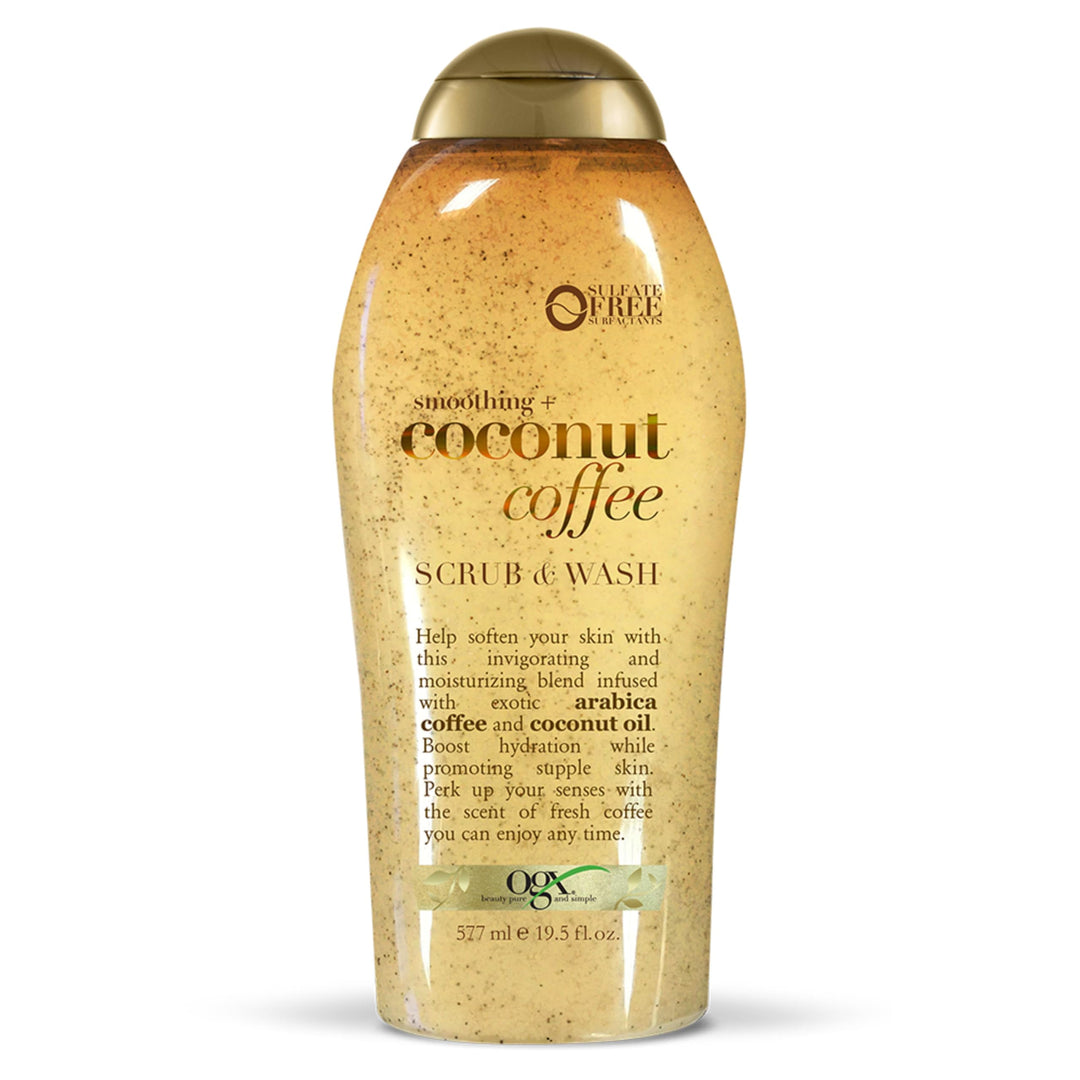 Ogx Coconut Coffee Body Wash - 19.5oz, 19.5 Oz Peeling, Peeling