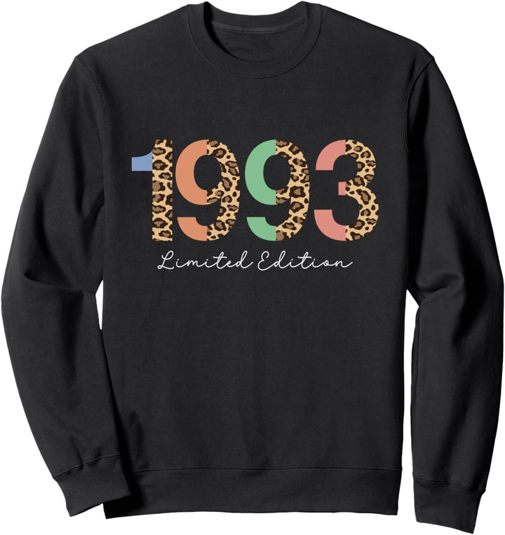 1993 Leopard Damen 31 Geburtstag 31th Animal Print 1993 Sweatshirt