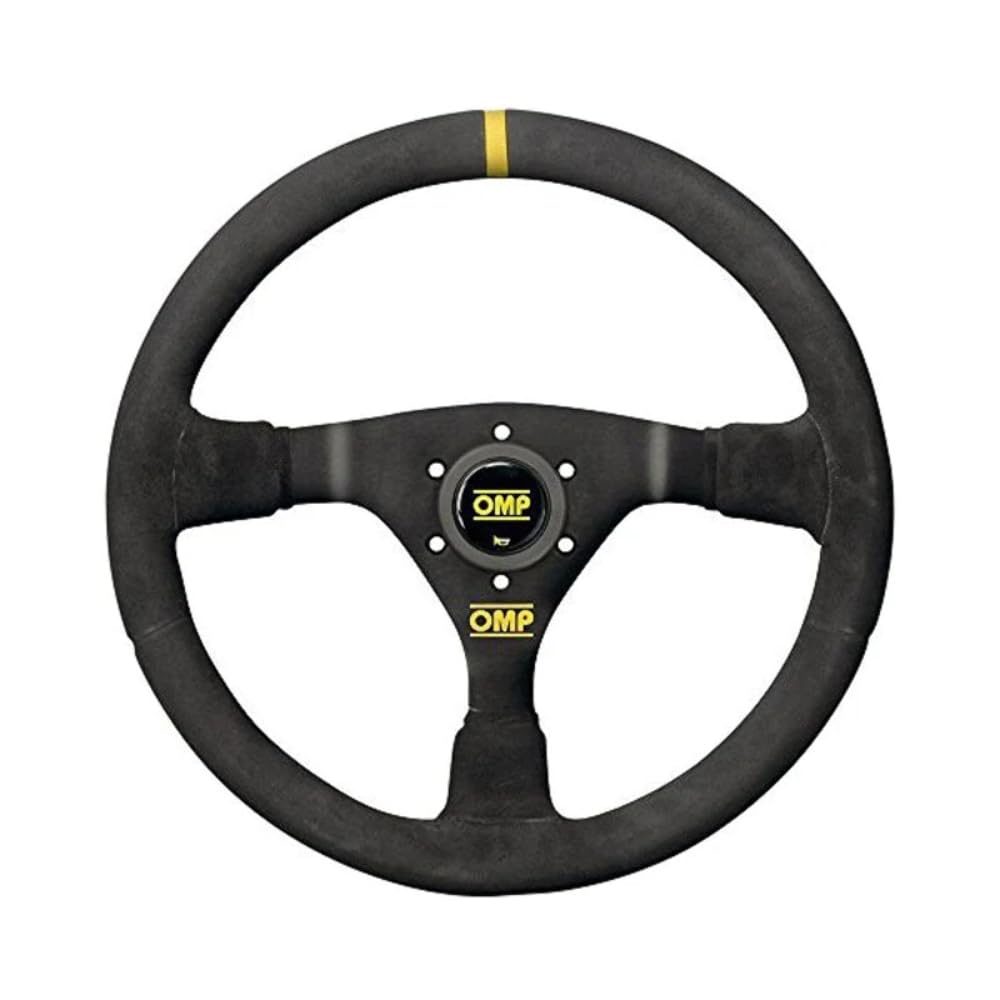Omp OMPOD/1980/N Schwarze Lederlenkrad WRC, Schwarz