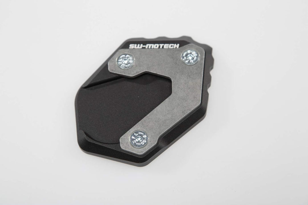SW-MOTECH Seitenständerfuss-Verbreiterung, Schwarz/Silbern für BMW R1200GS LC Adv (14-)/ Rallye