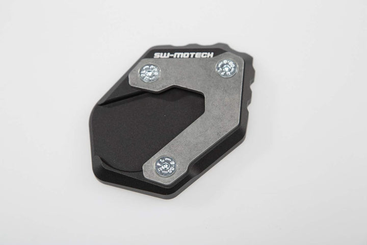 SW-MOTECH Seitenständerfuss-Verbreiterung, Schwarz/Silbern für BMW R1200GS LC Adv (14-)/ Rallye