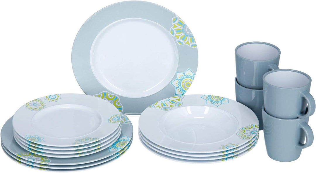 BRUNNER Sandhya Geschirrset 16-teilig Single, Single