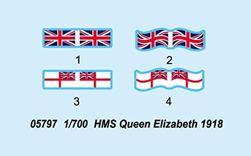 Trumpeter 05797 Modellbausatz HMS Queen Elizabeth 1918