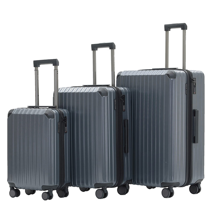 M816 TSA-Schloss, Dehnungsfuge, Teleskopgriff, Reisekoffer mit 4 Rollen, Hartschale, Grosse 76cm-Mit