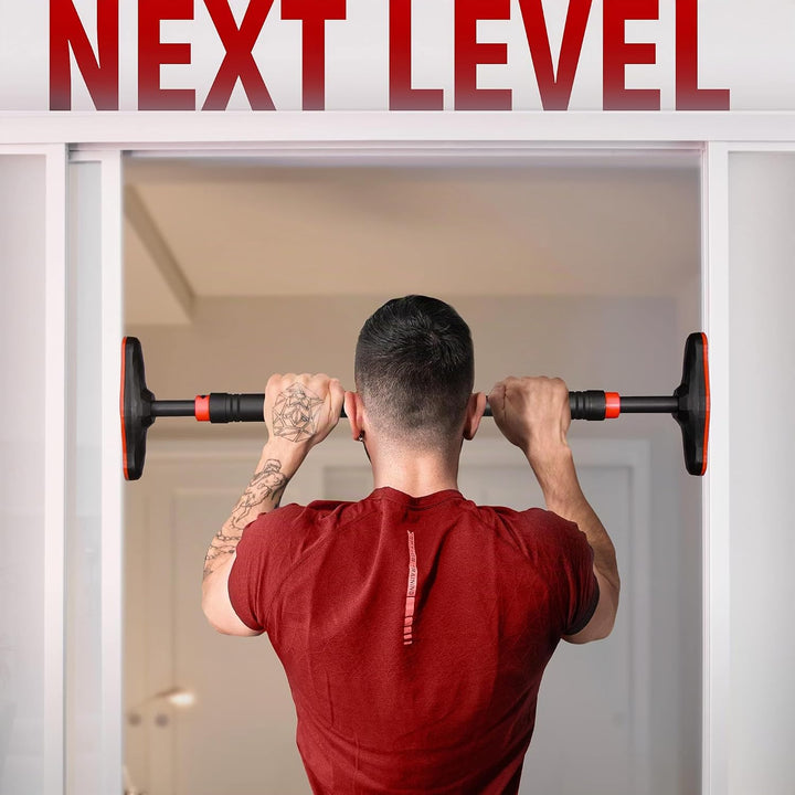 NEOLYMP Klimmzugstange Türrahmen ohne Schrauben mit Pull up Bar E-Book - Klimmzugstange verstellbar