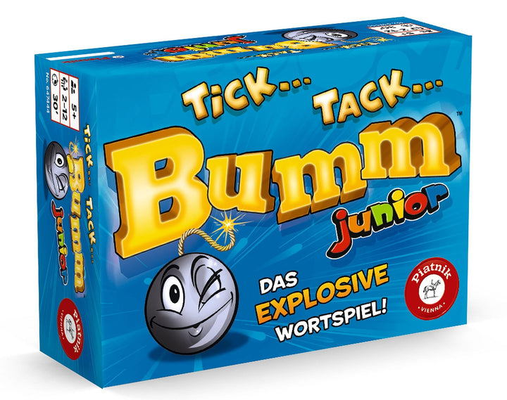 Piatnik 6474 Tick Tack Bumm Junior, Mehrfarbig, Junior