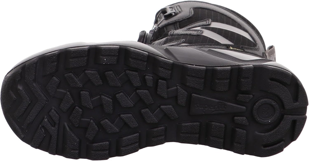 Superfit Jungen Rocket Warm Gefütterte Gore-tex Schneestiefel 33 EU Schwarz Grau 0000, 33 EU Schwarz